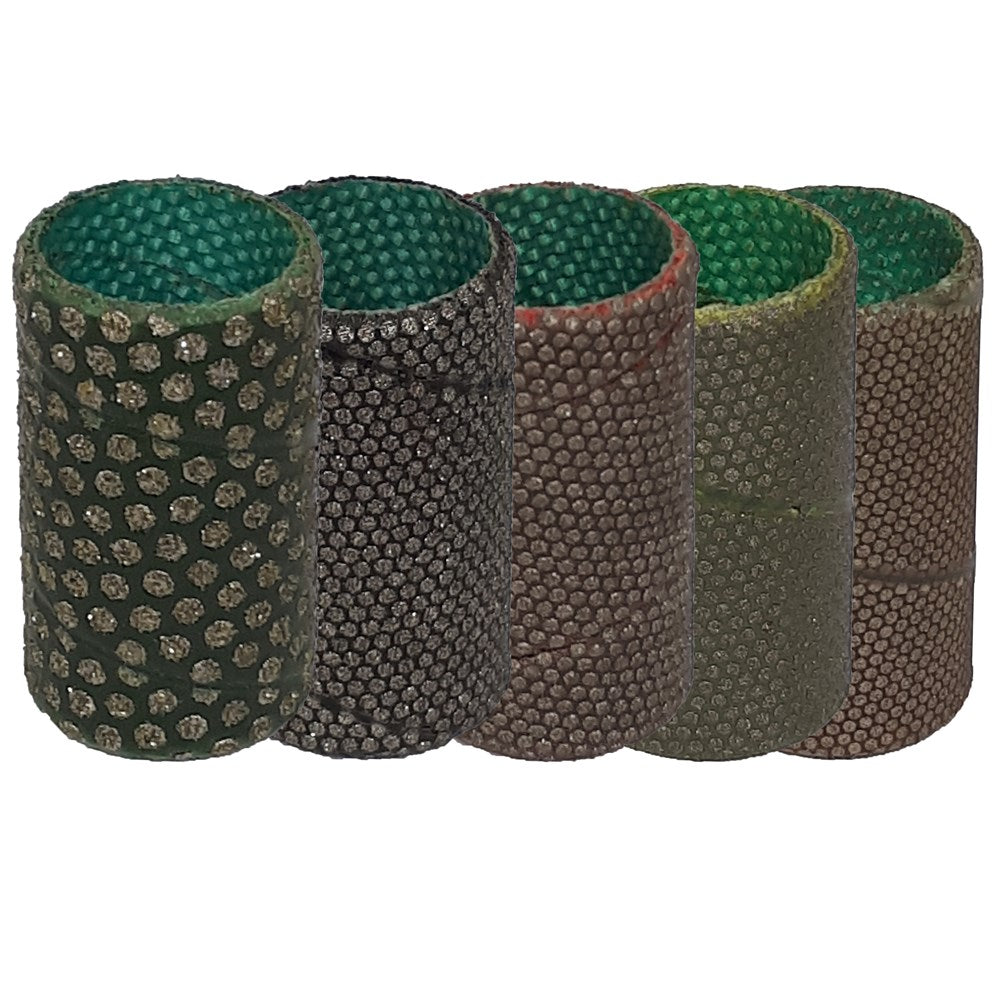 Spiral diamond band 15x30mm Nickel