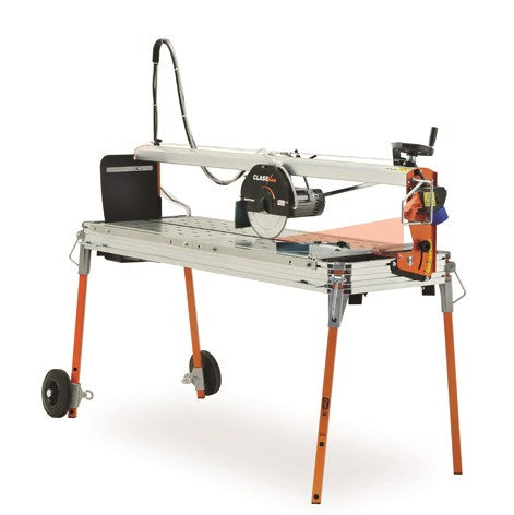 Class plus 1300S Tile Bridge Saw 250mm blade, 1.4kw 230v 50Hz with laser and wheels