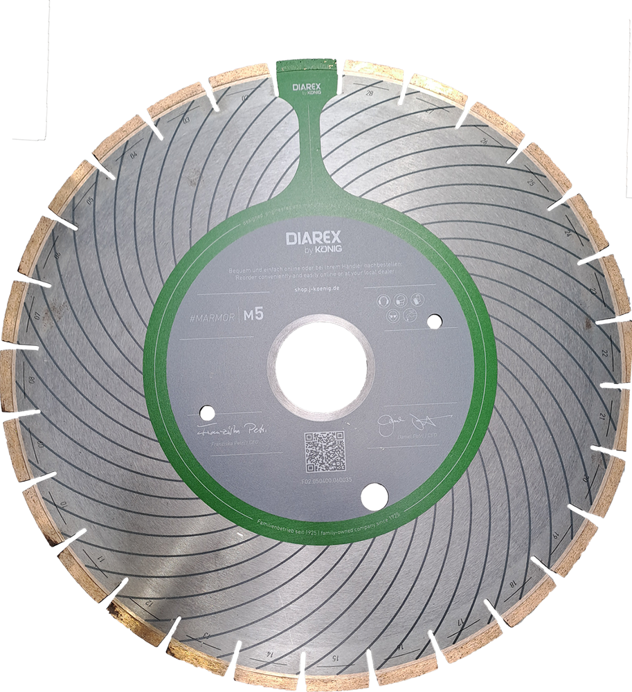 Diarex Konig M5 diamond blade for marble silent