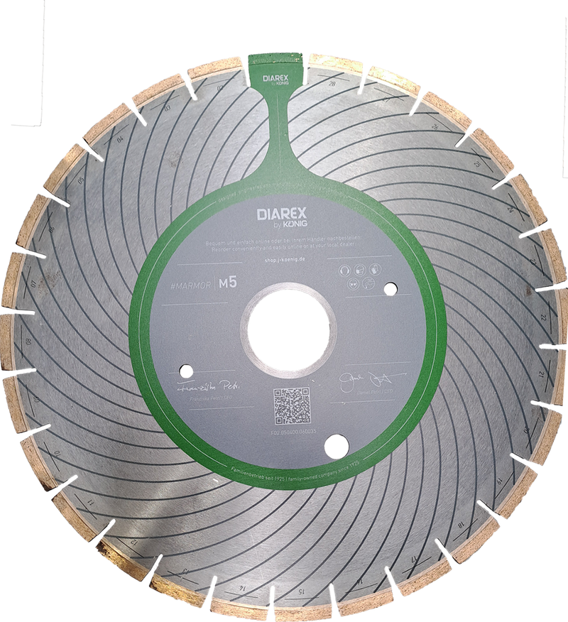 Diarex Konig M5 diamond blade for marble silent