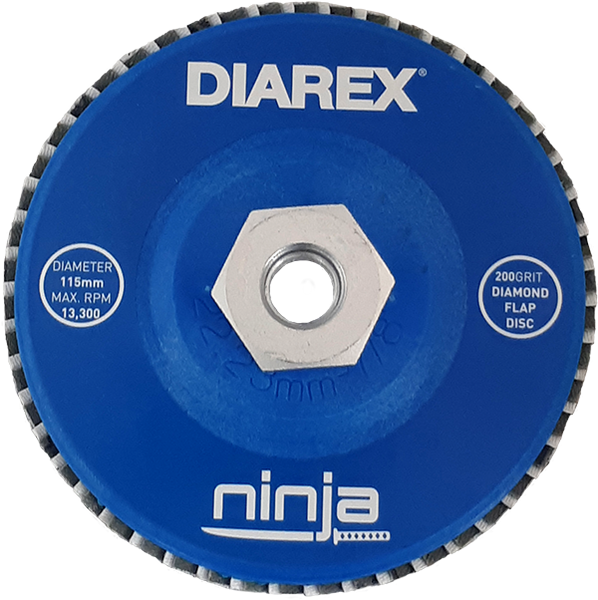 DIAREX NINJA Diamond FLAP Disc 115mm M14 thread – CDKNZ