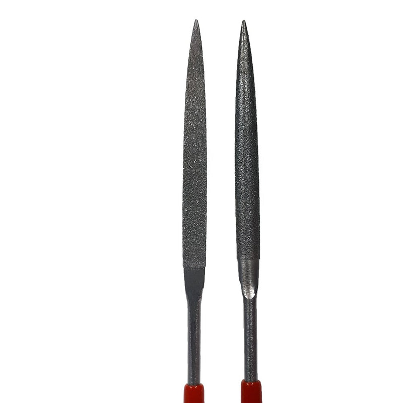 Diamond plated needle file "half round"