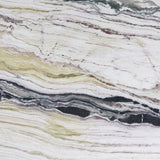 Panda White 20mm honed marble