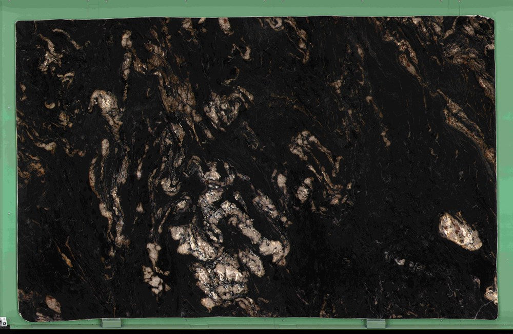 Titanium Gold 30mm leathered granite