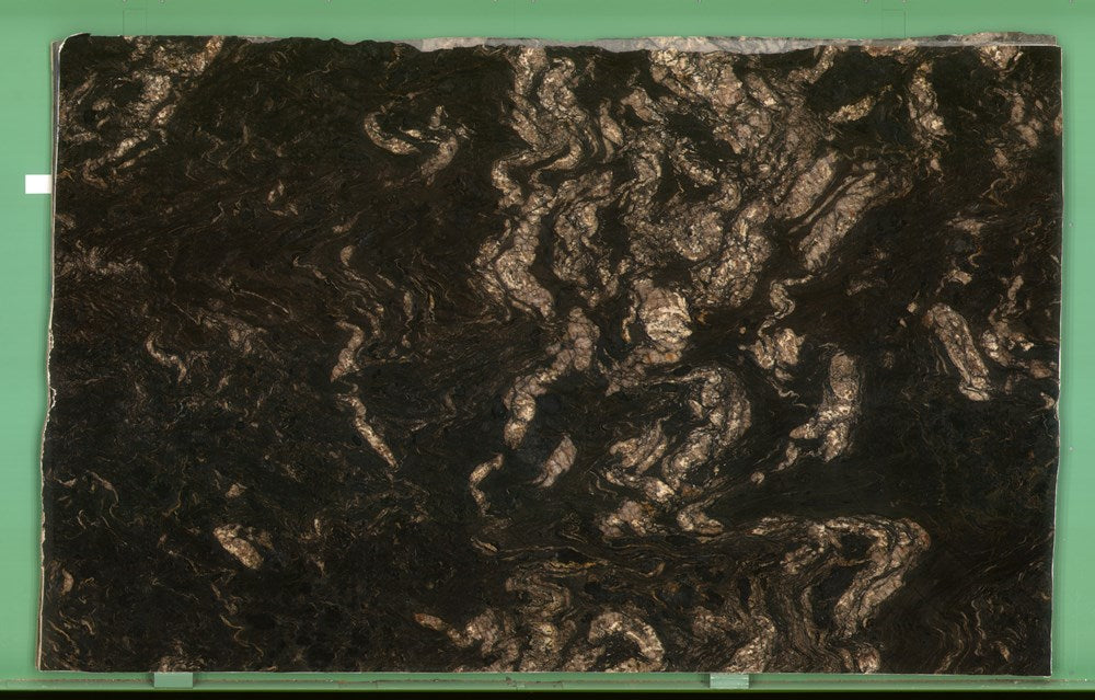 Titanium Gold 20mm leathered granite