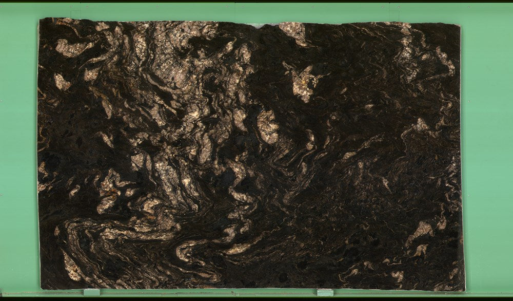 Titanium Gold 20mm leathered granite
