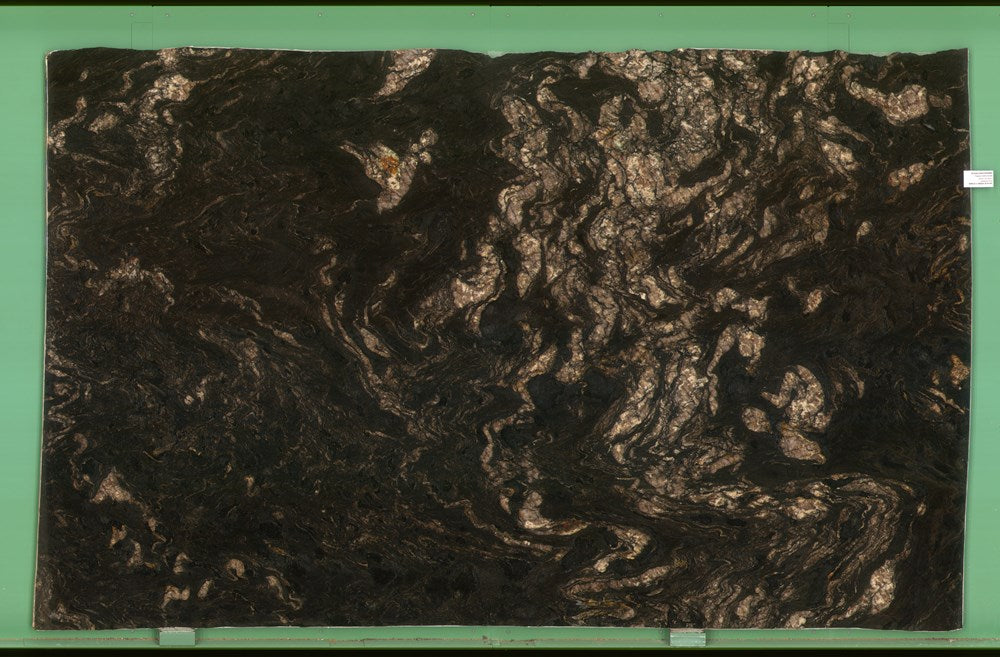 Titanium Gold 20mm leathered granite