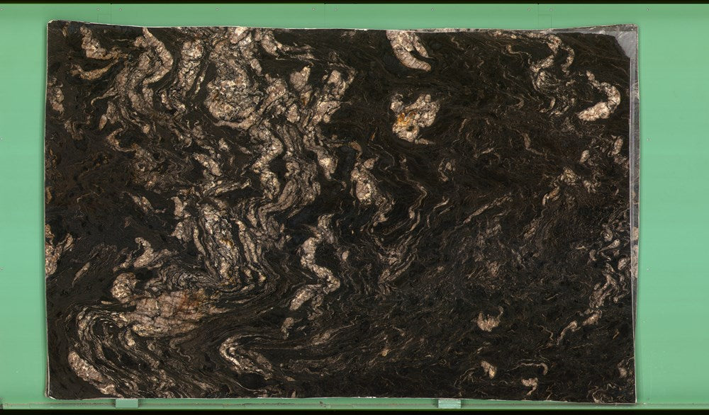 Titanium Gold 20mm leathered granite