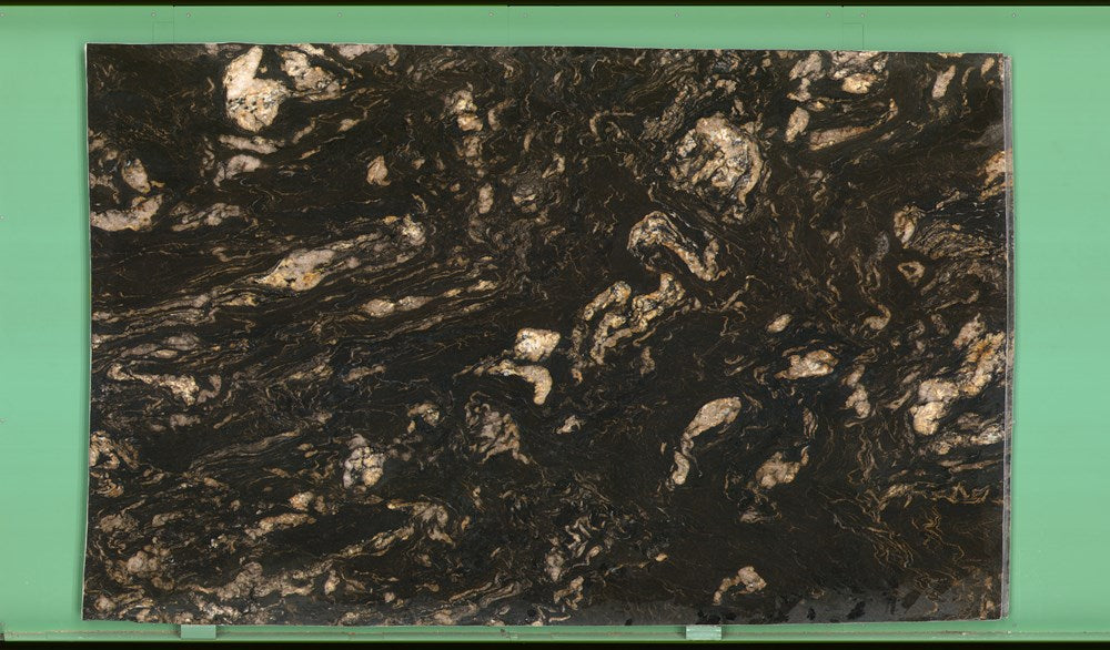 Titanium Gold 20mm leathered granite