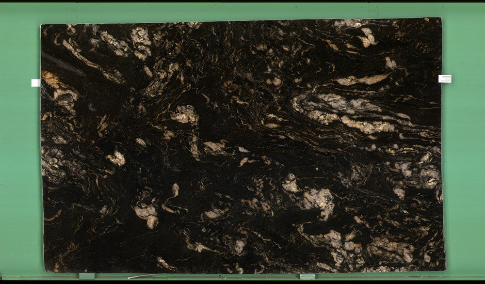 Titanium Gold 20mm leathered granite