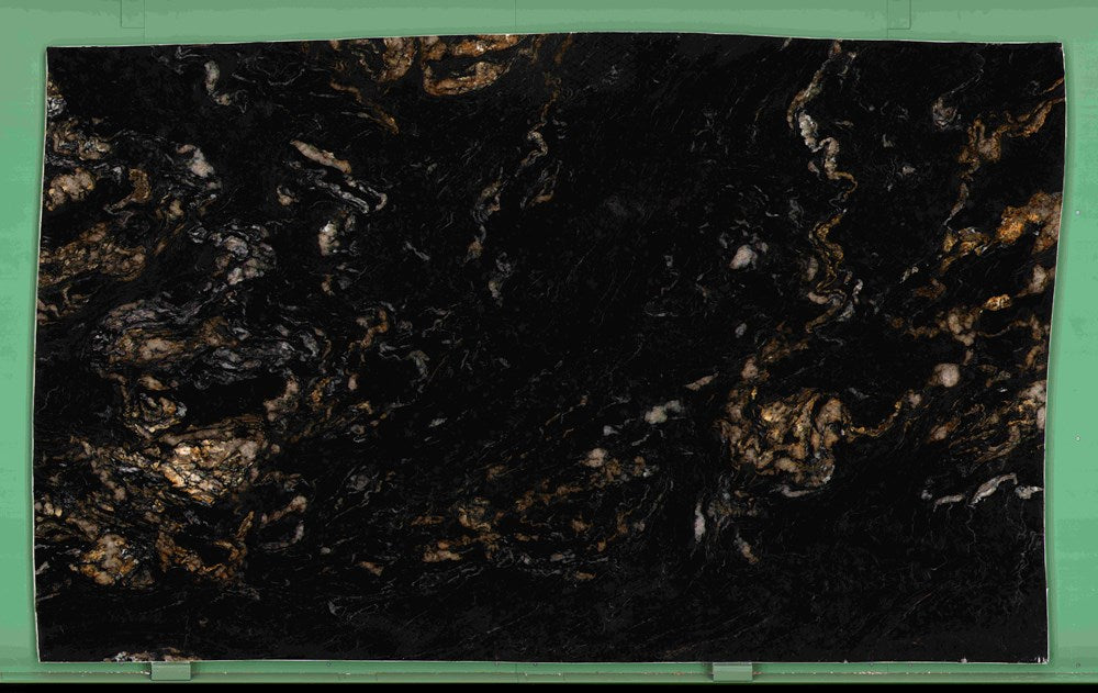 Titanium Gold 30mm leathered granite