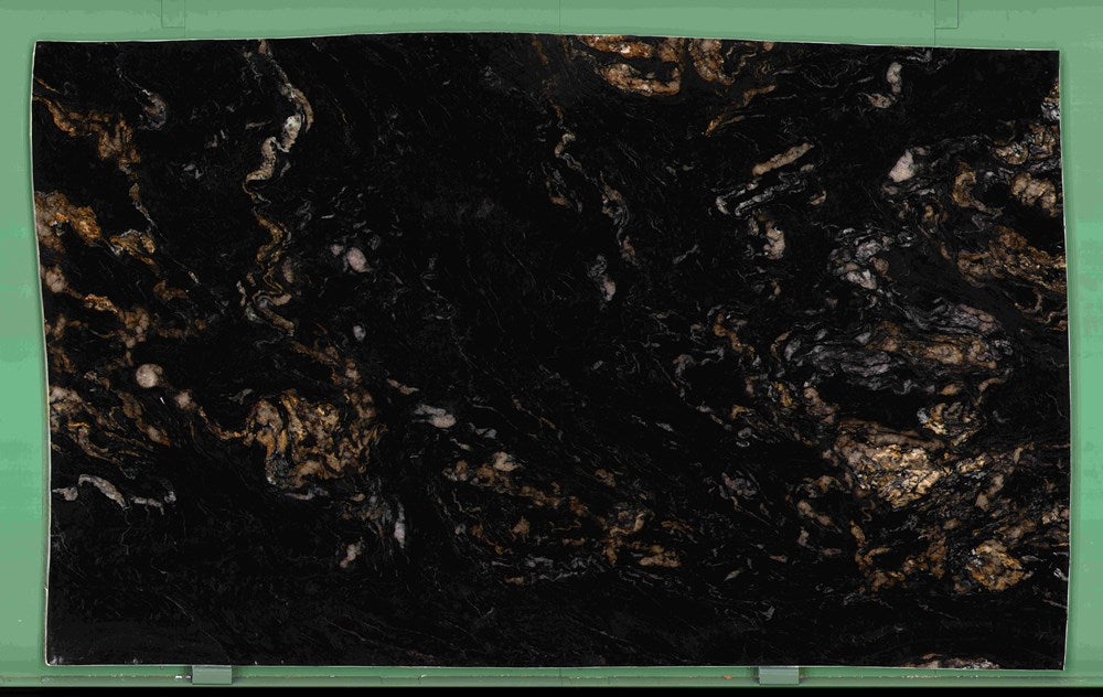 Titanium Gold 30mm leathered granite