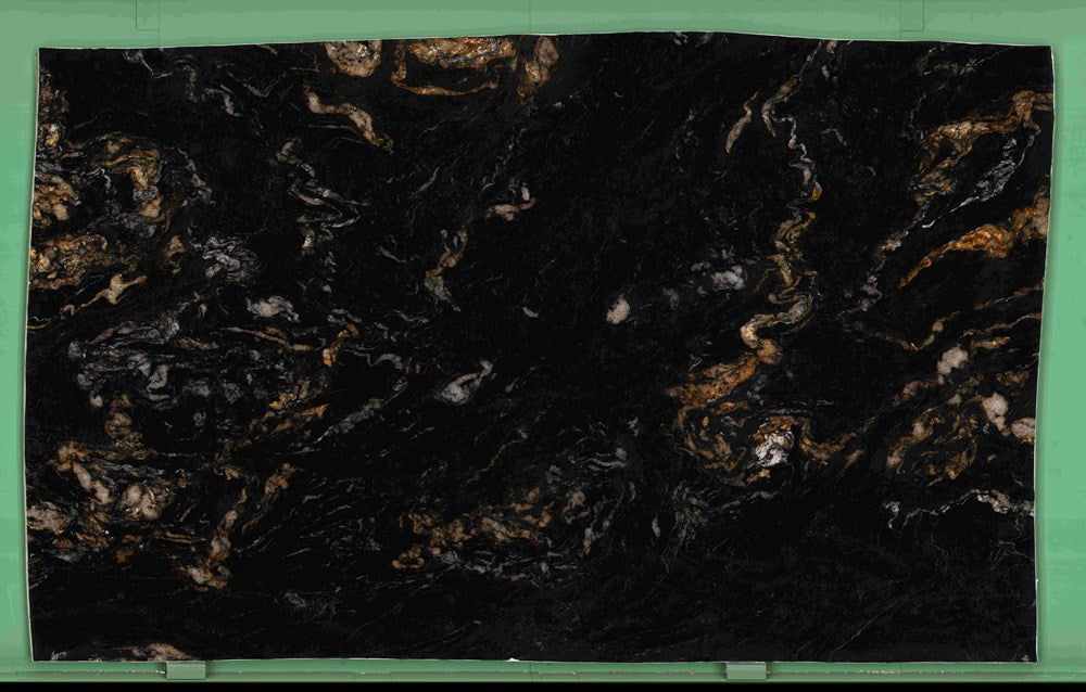Titanium Gold 30mm leathered granite