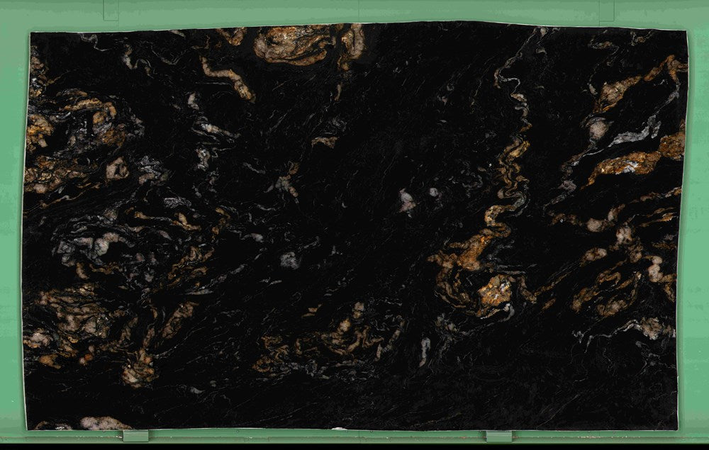 Titanium Gold 30mm leathered granite