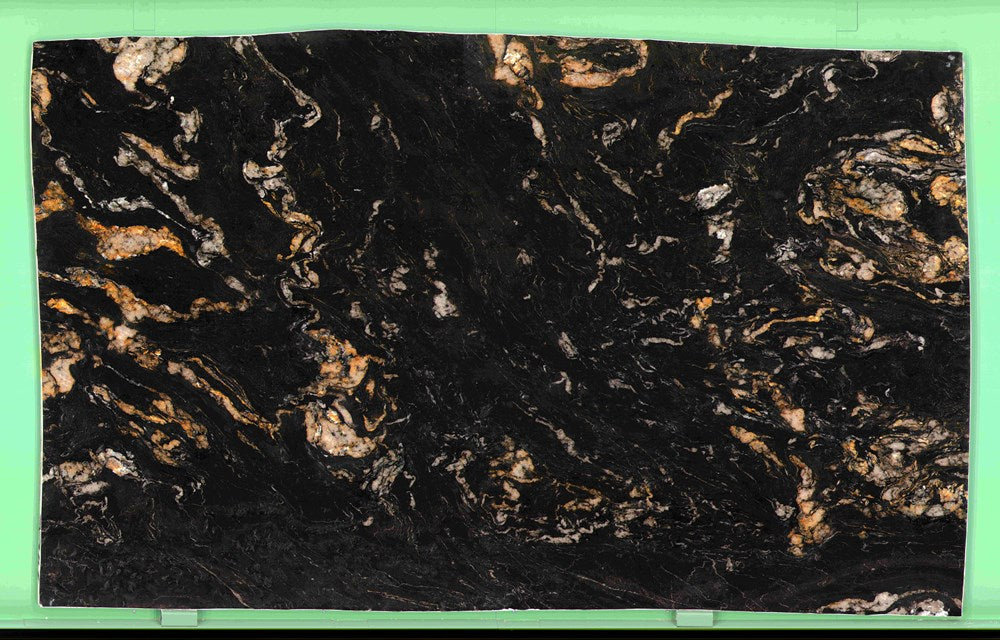 Titanium Gold 30mm leathered granite