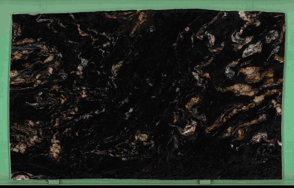 Titanium Gold 30mm leathered granite
