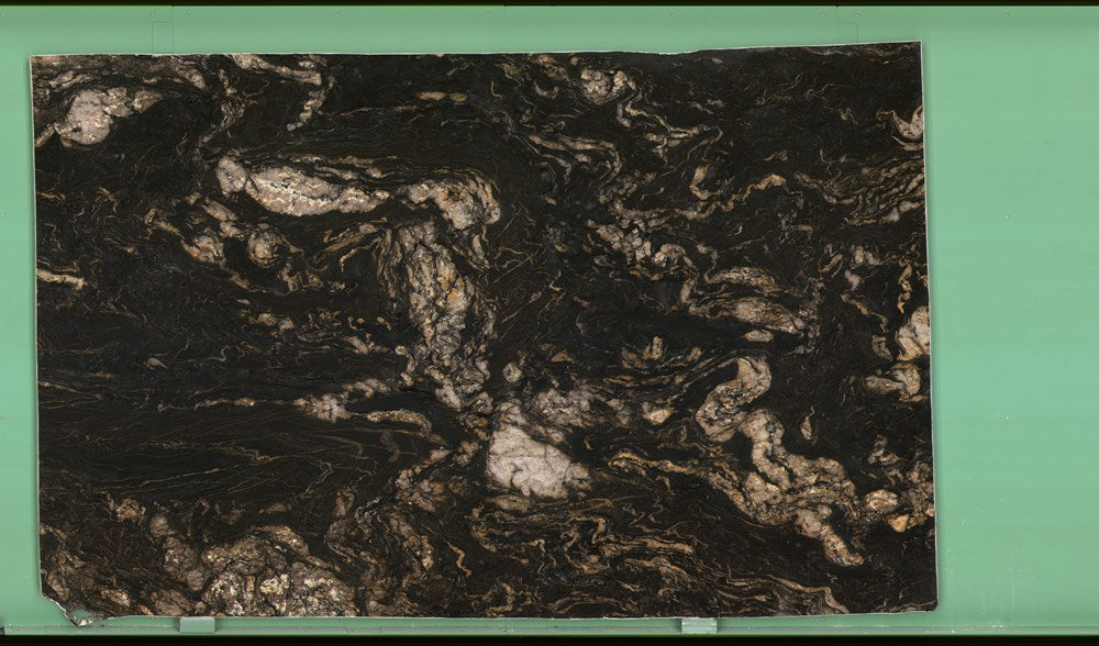 Titanium Gold 30mm leathered granite