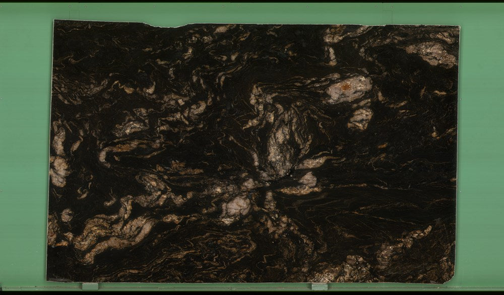 Titanium Gold 30mm leathered granite