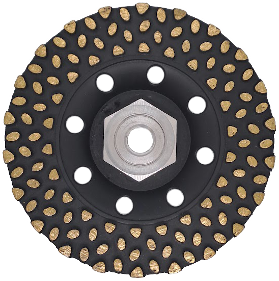 Diarex "Black Widow" Sinter-Brazed Cluster Cup Wheel