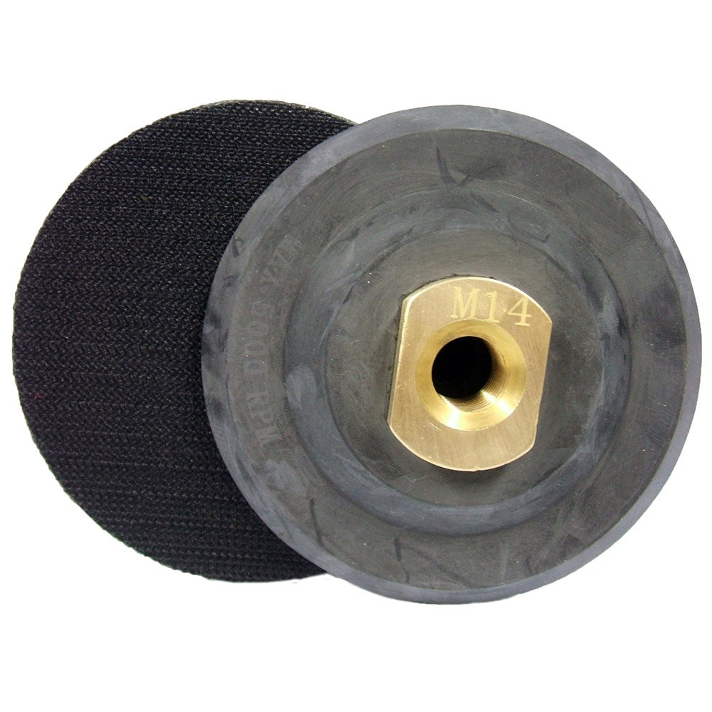 Backing pad rubber 100mm M14