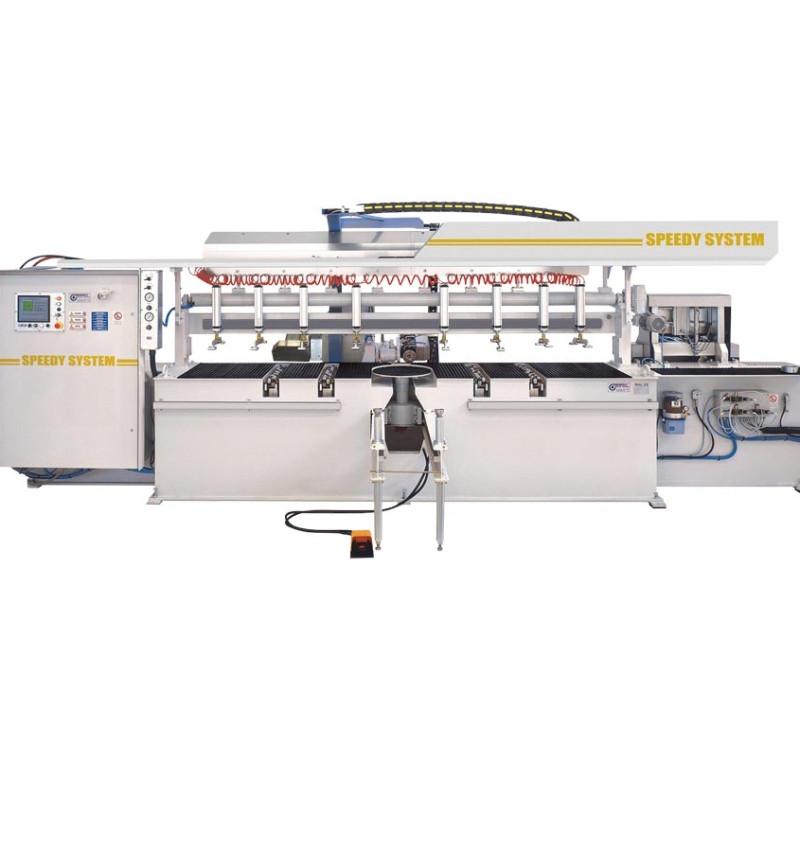 Comandulli Speedy D8 edge profiling and polishing machine