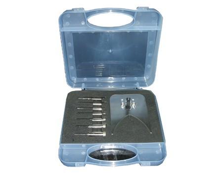 Tilers drill set 4 5 6 7 8 10 12mm electroplated drills ss drill guide