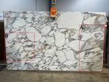 Arabescato Vagli 20mm honed marble