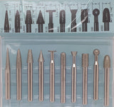 Diamond mounted contour tool 6mm shaft  (set of ten pcs)