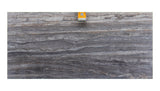 Black Travertine 18mm honed & unfilled