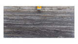 Black Travertine 18mm honed & unfilled