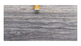 Black Travertine 18mm honed & unfilled