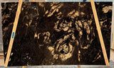 Titanium Gold 20mm leathered granite