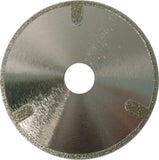 Diamond plated blade with 3 spokes