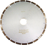 Silver brazed EDIA saw blade granite silent