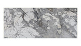 Invisible White 20mm honed marble