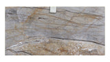 Silver River 20mm brushed marble