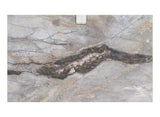 Silver River 20mm brushed marble