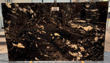 Titanium Gold 20mm leathered granite