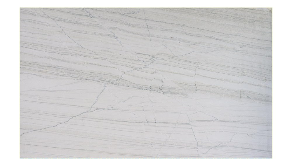 White Macaubas 30mm polished quartzite