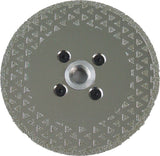 Electroplated vanity blade 125mm M14  double sided