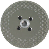 Electroplated vanity blade double sided
