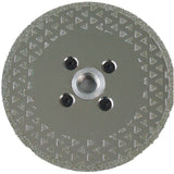 Electroplated vanity blade 115mm M14  double sided