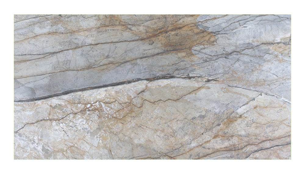 Silver River 20mm brushed marble